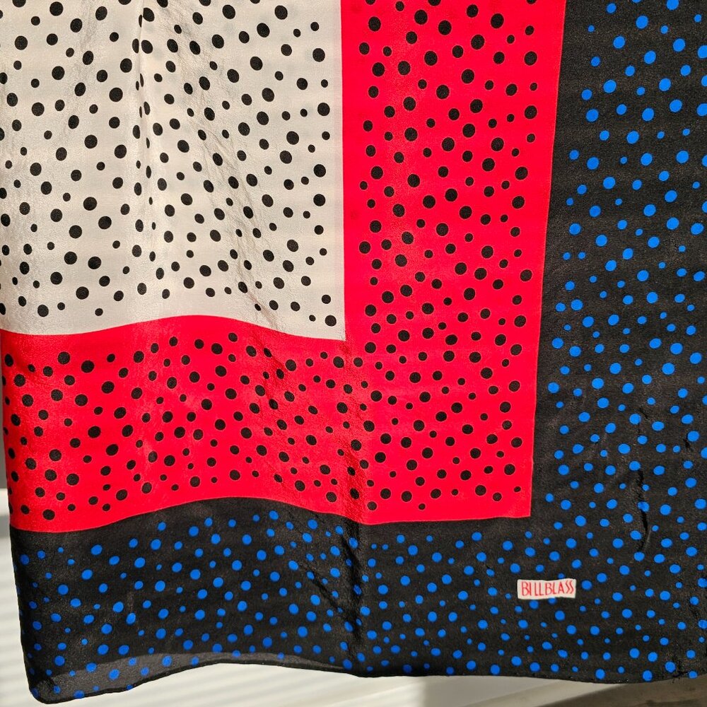 Bill blass silk scarf